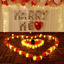 파티스타 메리미(MARRY ME) 풍선&LED 스폐셜세트-2 프로포즈용품