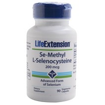 라이프익스텐션 시-메틸 L-셀레노시스테인 200mcg 베지테리안 캡슐, 90개입, 1개, 90정