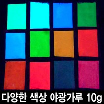 야광가루 10g 축광안료 야광 파우더 레진공예, 2-1.야광1mm 블루앤그린 10g