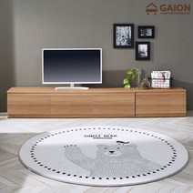 가이온 이든 2100 1단 거실장, 오크