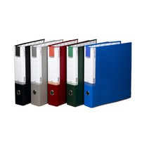 D링바인더 희망 합지3공D링바인더 합지 폭9 7 5 3cm A4 흑청적회색, S299378-폭7cm/적색