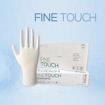 파인터치 화이트 니트릴 다목적장갑 XL, 특대(XL) 이상, 1박스, 100매입