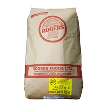 로저스 프랑스빵 밀가루 22.68kg 캐나다 영양강화밀가루 강력분, 1개