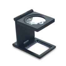 폴더형 6X 루페 직물돋보기 섬유확대경, 1개
