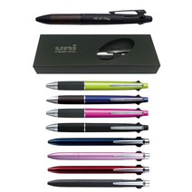 무료 각인 +선물상자 제트스트림 3색 볼펜 4&1 멀티펜 퓨어몰트, SXE3-800-07(블랙)각인+상자