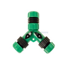 작은 3구 호스연결구(Y자 호스분배기) 호스연결구