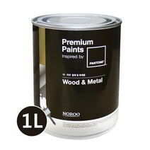 노루페인트 팬톤페인트 우드앤메탈 철재 목재 친환경페인트 싱크대페인트 1L (화이트), 1000ml, 1개, 화이트