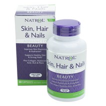 나트롤 스킨 앤 헤어 앤 네일 어드밴스드 뷰티 캡슐, 60개입, 1개