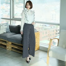 여성 밴딩정장바지 와이드슬랙스 날씬해보이는 바지