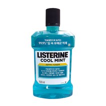 리스테린 쿨민트 구강청결제, 1500ml, 4개