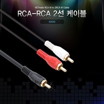 RCA 1선 2선 AV 케이블 1RCA to 2RCA RCA젠더 JNHKR, RCA 연장젠더(F/F)(암/암)
