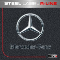 마이바흐 2018 벤츠 R라인 스틸 주차번호판 MFSL120 - 2018 BENZ R-LINE STEEL LABEL, D46 GLA