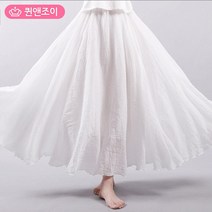 퀸앤조이 상큼이 거즈 스커트 봄 여름