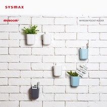 시스맥스 마이룸 포켓홀더, 화이트, 1개