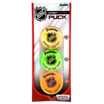 프랭클린 NHL 스트리트 하키 퍽 콤보 하키공 3개입