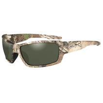 Wiley X 레벨 폴라라이즈드 스포츠 선글라스, 프레임 Realtree Xtra Camo + 렌즈 Green
