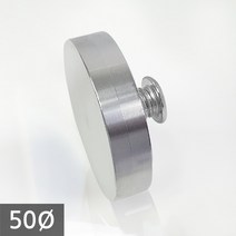 1단 다보볼트 (밀착형) 50Ø 무도금 장식볼트 10mm, 1개