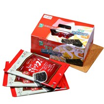 우리네농산물 청양 백세김 고추맛김&구기자맛김 20gx8봉 spicy seaweed / Goji berry seaweed, 8봉, 고추맛김20g