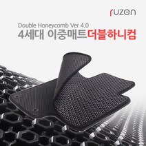 루젠 싼타페TM 더블하니컴 이중 벌집카매트 트렁크매트, 수입 아우디 A6 (11년), 실내매트