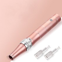 (해외직배송)Jamong sonyeo MTS 마이크로 니들 테라피 피부재생관리기 피부관리기기, 핑크, 본체
