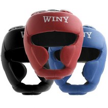 위니 복싱 헤드기어 풀페이스 성인용, 블루