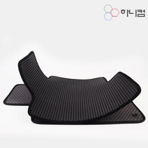 루젠 하니컴 이중 벌집카매트 트렁크매트, 실내매트-수입 아우디 A6 (11년), 핑크테두리