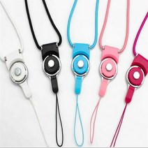 한단고 2WAY 핸드폰 목걸이줄/스트랩, 핑크, 1