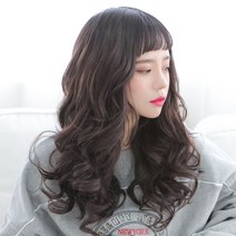 고운머리 똑딱이 붙임머리 헤어피스 스타일피스 미디움 러블리웨이브, 내츄럴브라운15호, 1개