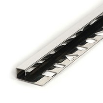 타일마감재 스텐 실버 직각 8mm(길이1.1m), 길이1100mm(일반택배발송)