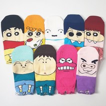 구름공장 짱구 베이직 발목양말 세트