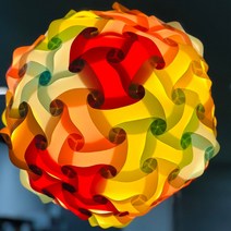 (네모세모) 무드라이트/무드등/조명/아이큐퍼즐램프, 핑크:LED 줄램프