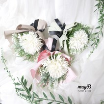 메이비플라워 추모용 미니조화꽃다발 납골당꽃 납골당꾸미기 성묘꽃, 핑크