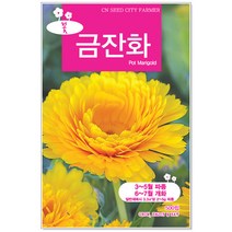 청농 금잔화씨앗 500립 꽃씨앗, 1개