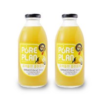 우체국쇼핑 벌꿀넣은 달콤한 유자원액 2병, 2개, 500ml