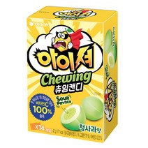 오리온 아이셔 츄잉캔디 청사과맛, 24개입