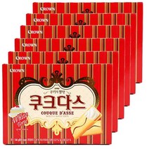 크라운 쿠크다스 화이트토르테 144g묶음행사, 144g, 6개