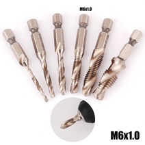 탭핑비트 반대탭 드릴비트 핸드탭 나사탭 스파이럴탭 탭핑드릴, 옵션01 탭핑비트M6x1.0