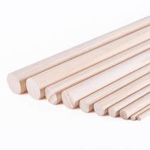 셀프인테리어마켓 목봉 재단 - 스트레칭봉 DIY원목봉 우드봉 나무봉 DIY 목재, 두께 5cm - 길이 30cm