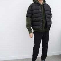 리버빅 데일리 볼솜 반팔 패딩 점퍼 M L