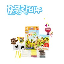 쪼물락비누 비누클레이 테마별 diy미술 비누만들기 무독성, 02_동물농장, 1개