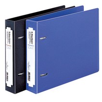 문화산업 B440-6 A5 2공 PP D링바인더 거래명세서철 세금계산서철, B440-6 흑색, 1개