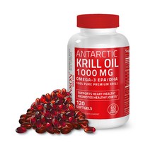Bronson Antarctic 크릴오일 Krill Oil 1000mg 120정, 3개