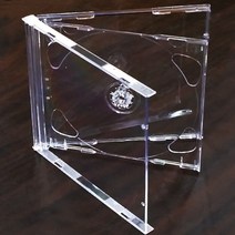 국내산 CD케이스 10mm 쥬얼 10장 시디케이스 공케이스 블랙/투명, 2CD쥬얼케이스(투명)-10장
