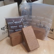 덕인코코피트 코코피트 블럭 달팽이흙 코코핏 조건부, 600g, 미니블럭1개