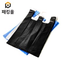 패킹올 특대형소형 검정비닐봉투, 15L, 100매