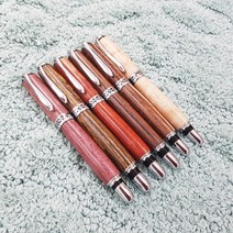 현우드 수작 우드만년필 이니셜 각인 품격있는선물 금장 은장, 1.퍼플