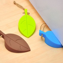 히든템 나뭇잎 도어 스토퍼, 그린, 1개