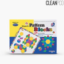 아리아띠 마그네틱 패턴블록 176pcs(MRMP-013) 아리아띠/두조각퍼즐/퍼즐교구/자석블럭/자석교구/유아자석칠판/자석글자/자석놀이/퍼즐놀이/교육교구