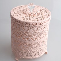 GANAHOME 미니철제휴지통, 핑크, 1, 1개