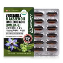 네추럴라이즈 캐나다식물성플랙시드오일리놀렌산플랙시드오일플러스 1000mgx60캡슐, 1000mg, 1박스